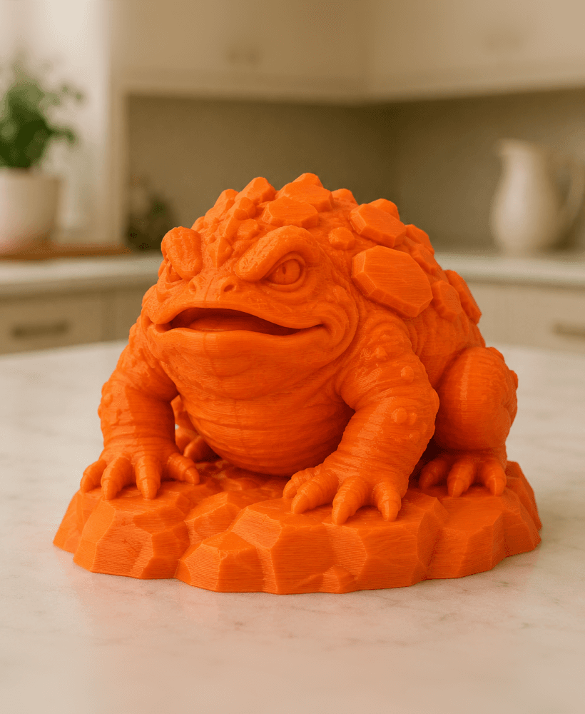 Giant Toad Monster STL 3d model