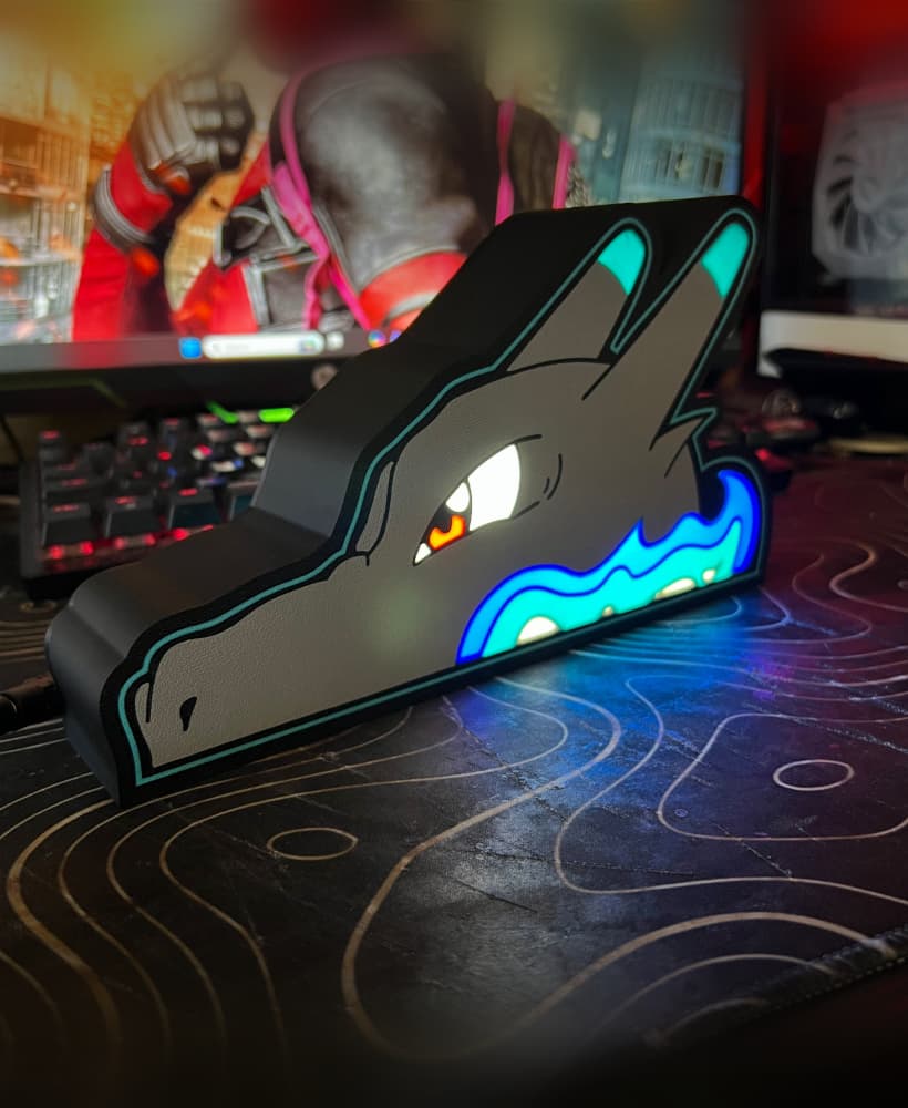 Charizard X Peeker Light Box 3d model