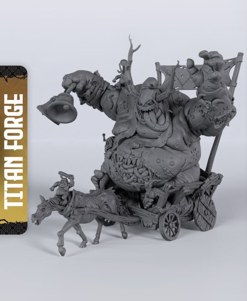 Filth Father - With Free Dragon - 5e DnD Inspired for RPG and Wargamers 3d model