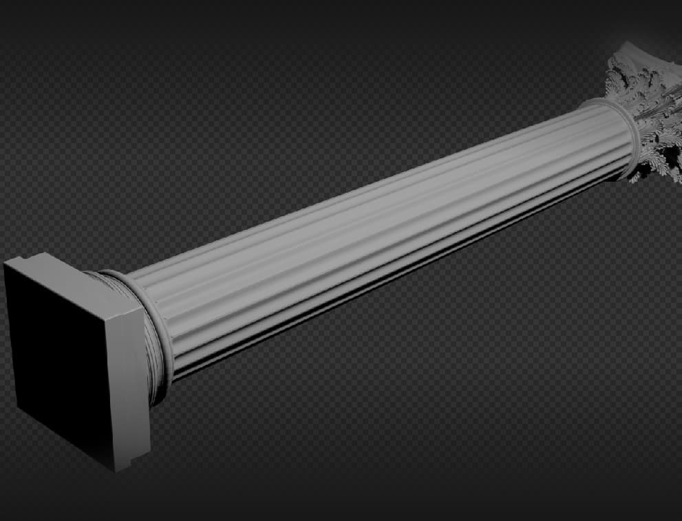 Columna decorativa 3d model