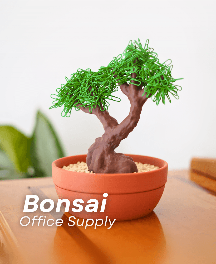 Office Supply Bonsai 3d model