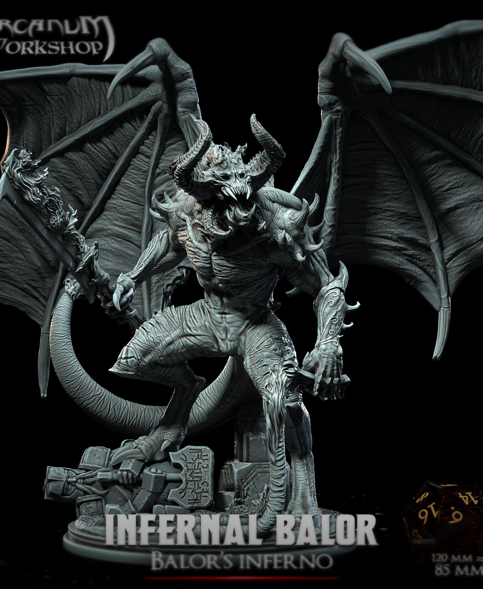 Great Balor Boss (90mm) 3d model