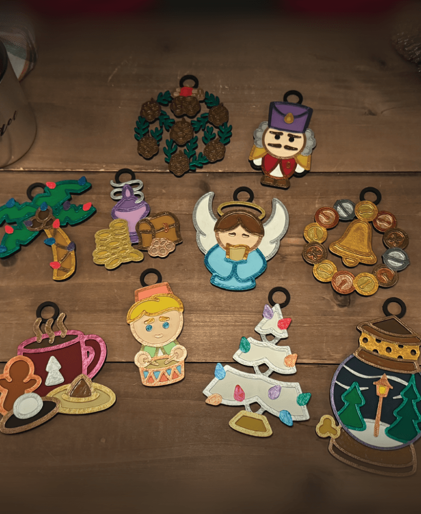 Christmas Ornaments - 2024 3d model
