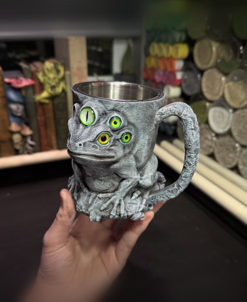 Frog king cup 3d model