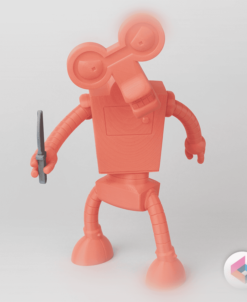 Roberto - Foldable Robot 3d model