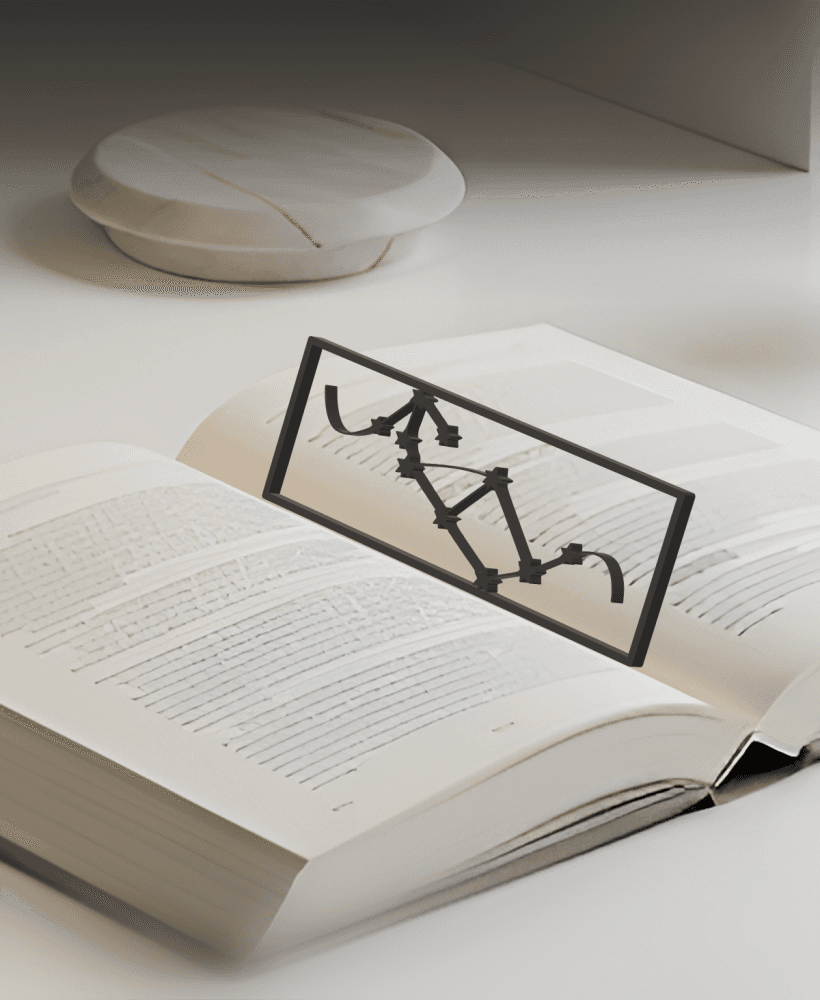 Stars Bookmark, Creativity Bookmark, Gift Idea 3d model