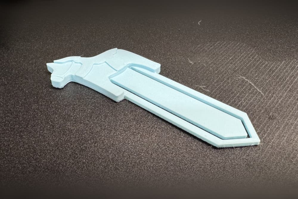 Dala Horse Bookmark 3d model