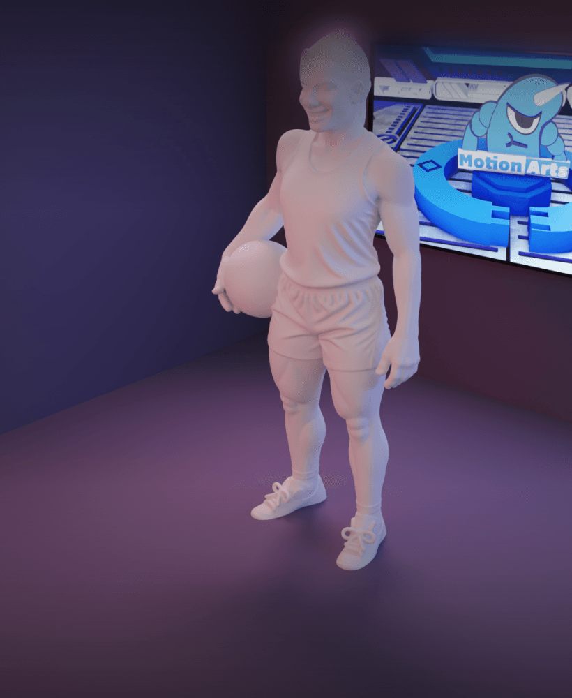 MUlher Jogadora de Basquete.stl 3d model