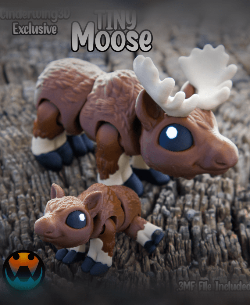 Tiny Moose 3d model