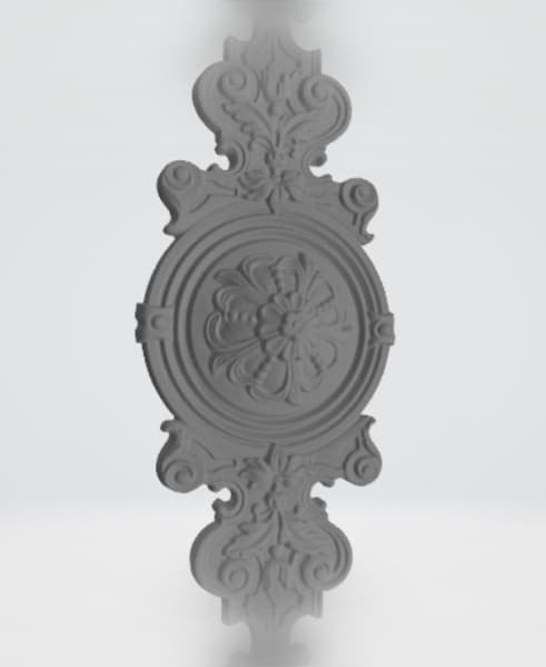 Bajo relieve artístico 3d model