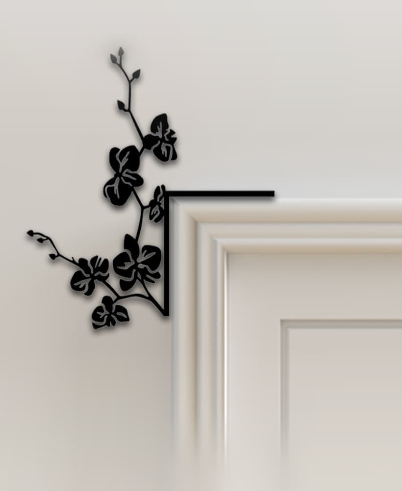 Flower Door Corner Decor 3d model