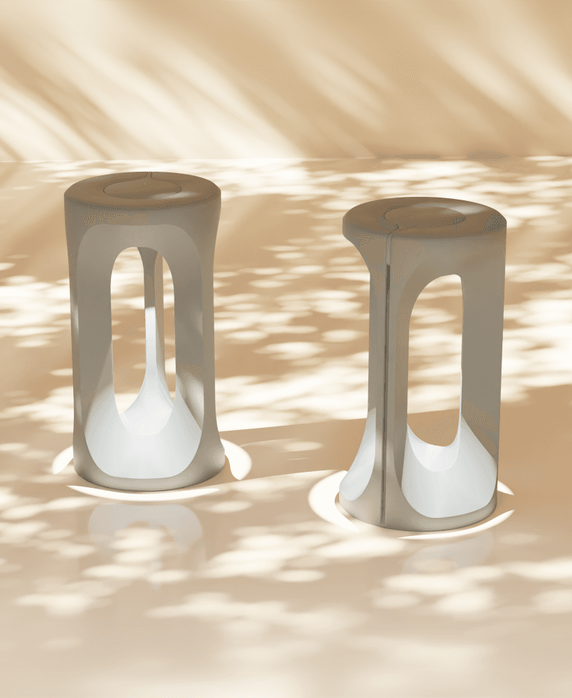 Puck Light Lamp Design 3d model