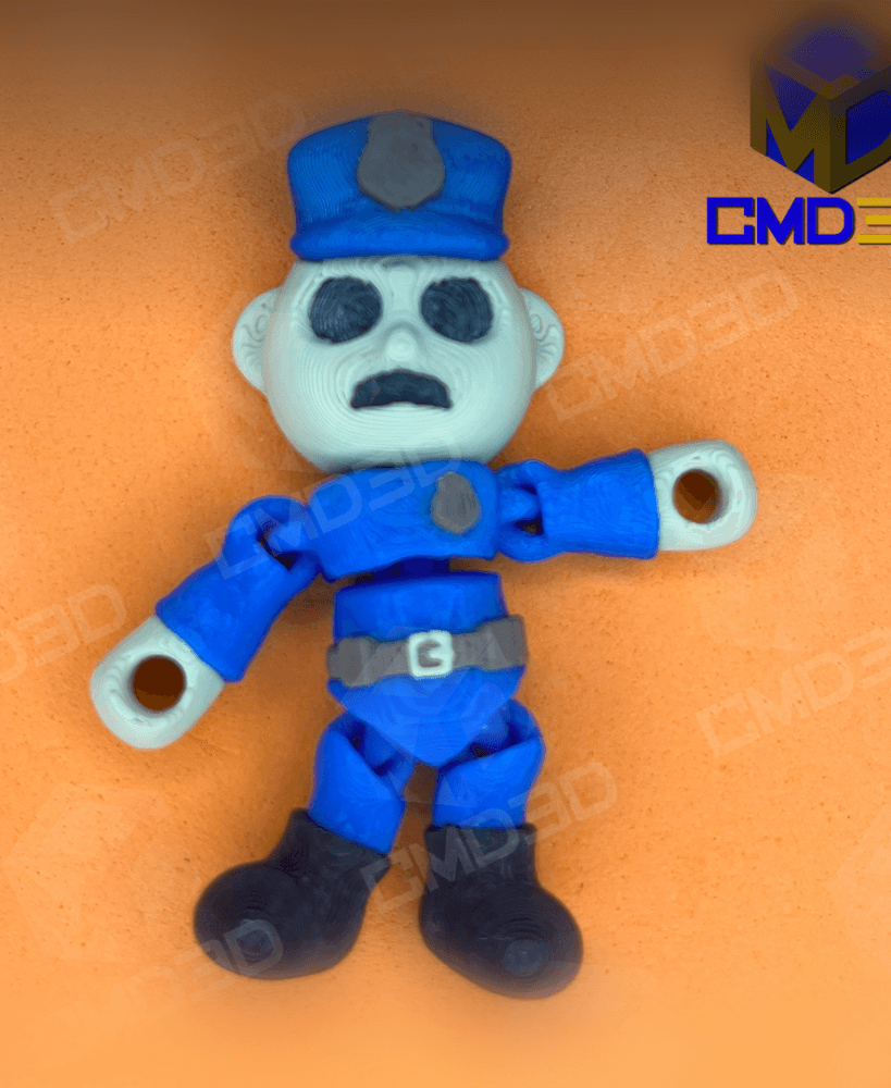 Minizens - Police officer 3d model