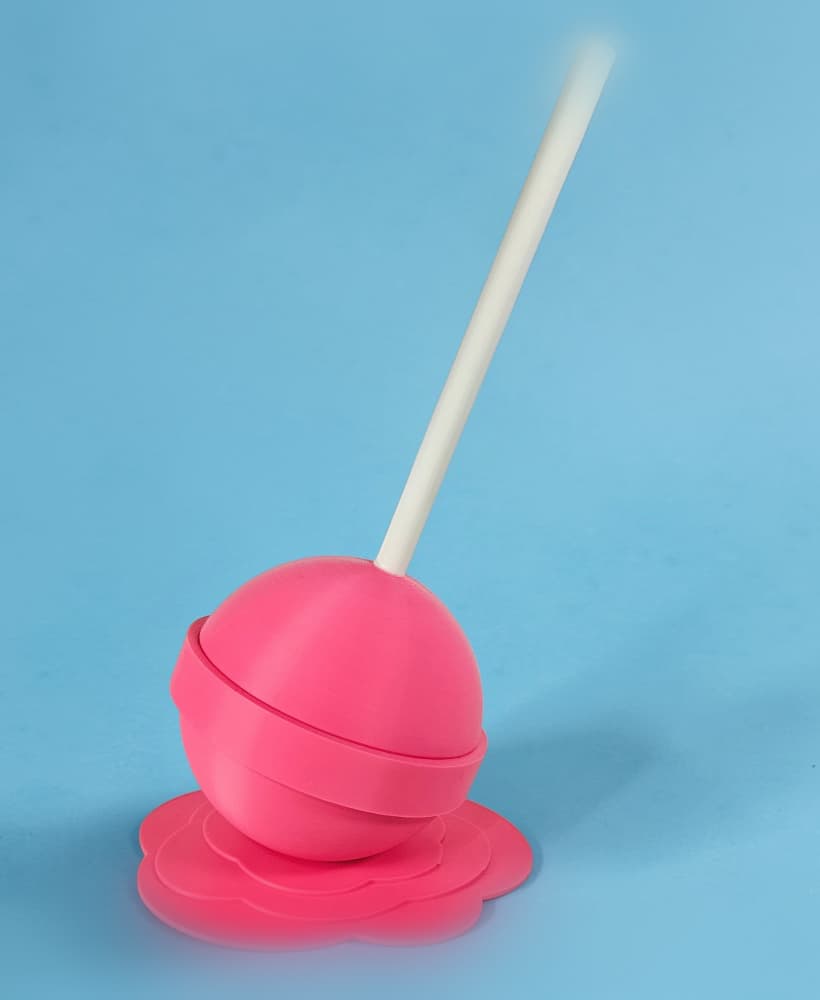Melting Lollipop Trinket Box Container 3d model