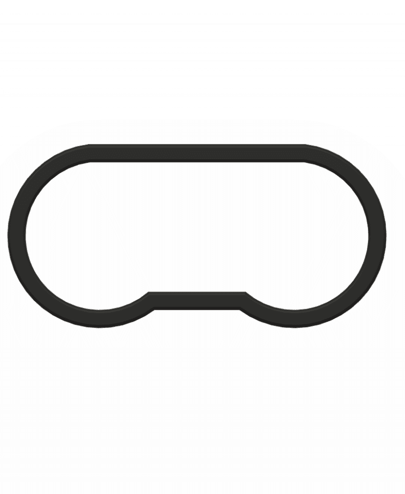 SNES Controller Cookie Cutter STL File - 4 inches 3d model