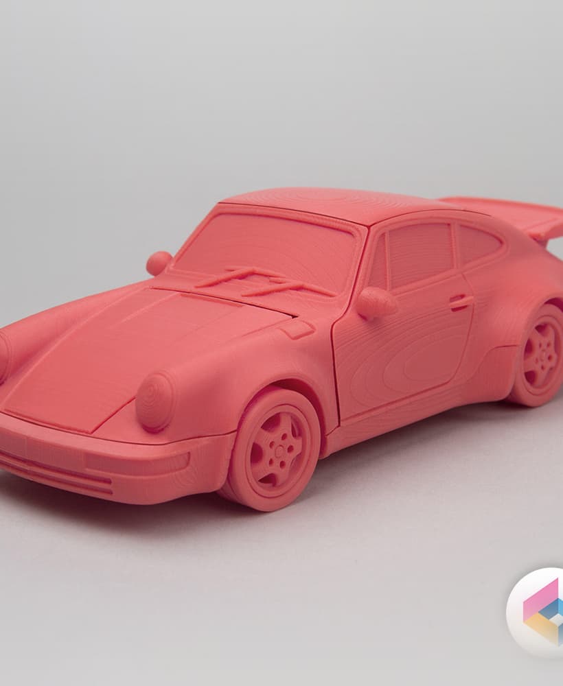 Foldable Porsche 911 Turbo Ver 1.0 3d model