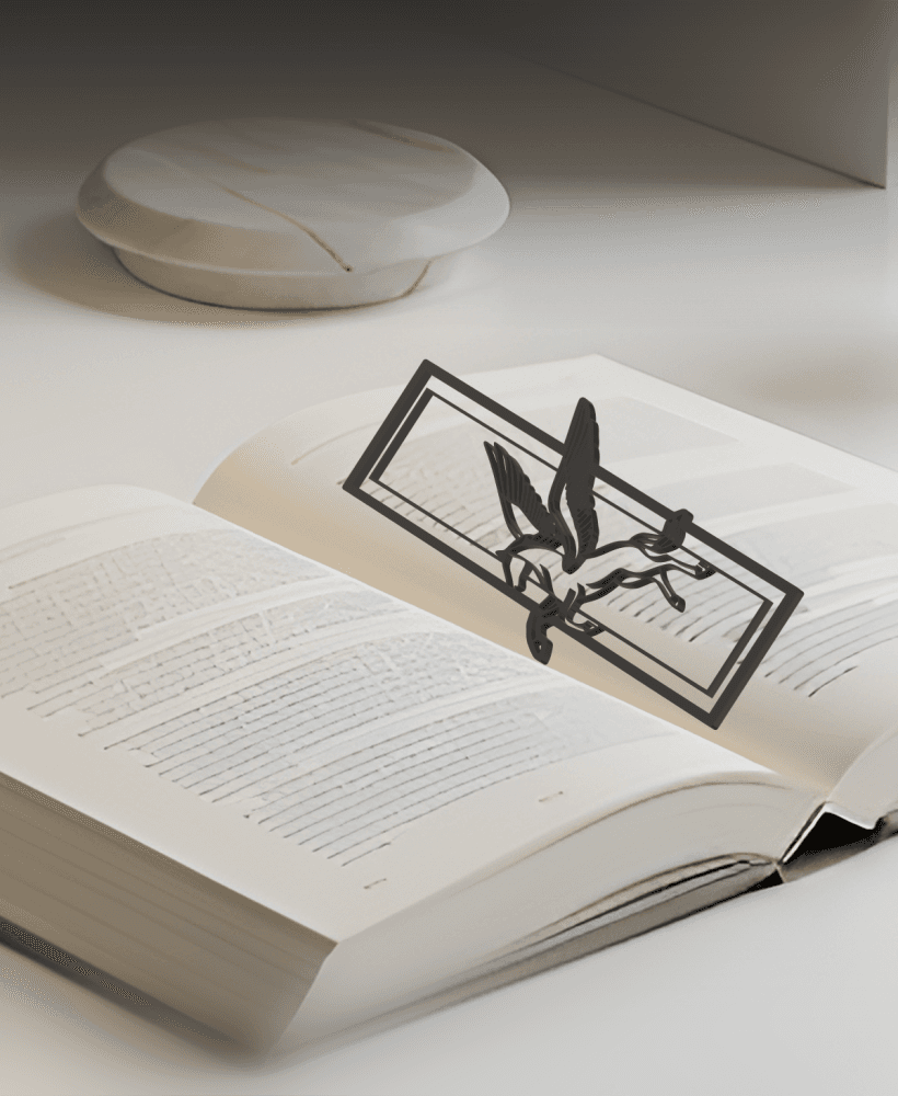 Pegasus Bookmark, Gift Idea 3d model