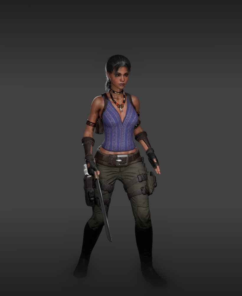 Post Apocalypse Fighter V2 3d model