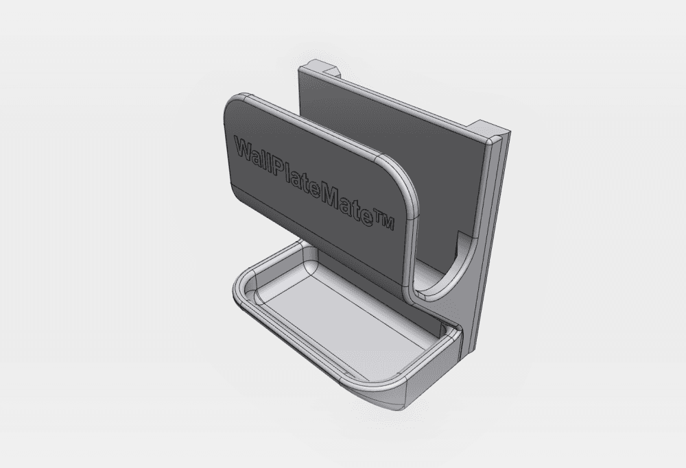 WR1 - Vertical Pocket and Tray 3d model