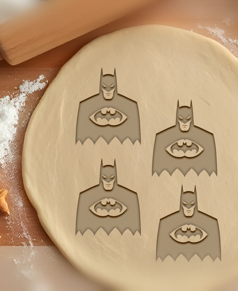 Batman Cookie Cutter, Biscuit Cutter 3d model