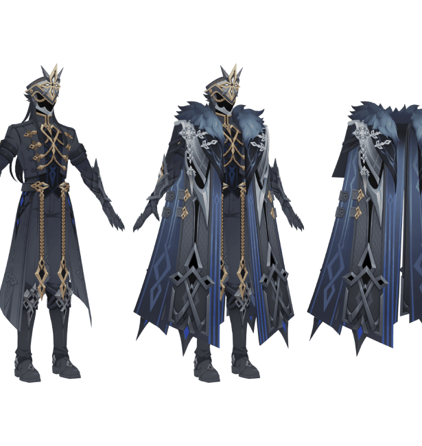 Genshin Impact Il Capitano 3d model