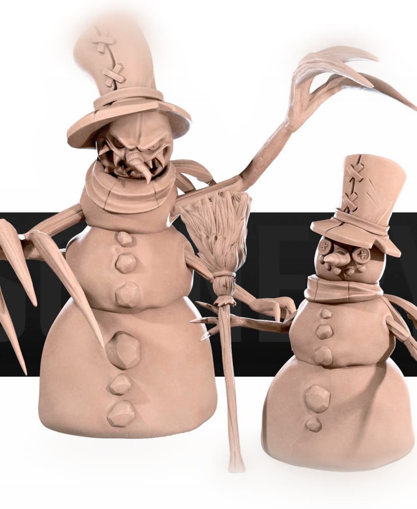 Snowman Mimic 3d model