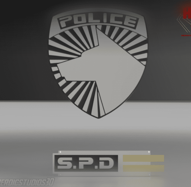 SPD Ranger Badges 3d model