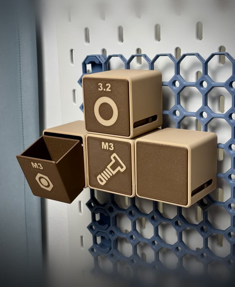 Tilt Box | Push-Push Drawer | Multiboard 3d model
