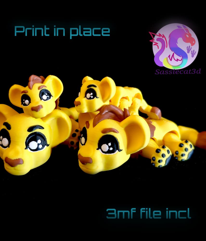 Lion and Lioness (Personal Use) 3d model