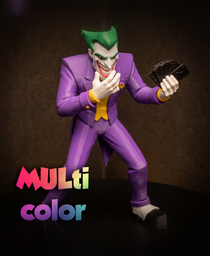 Joker Figure 3MF | Villain Multi-Color | FDM 3d model