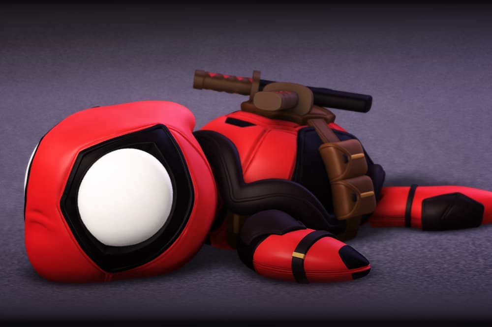 Super Turtles Deadpool 3d model