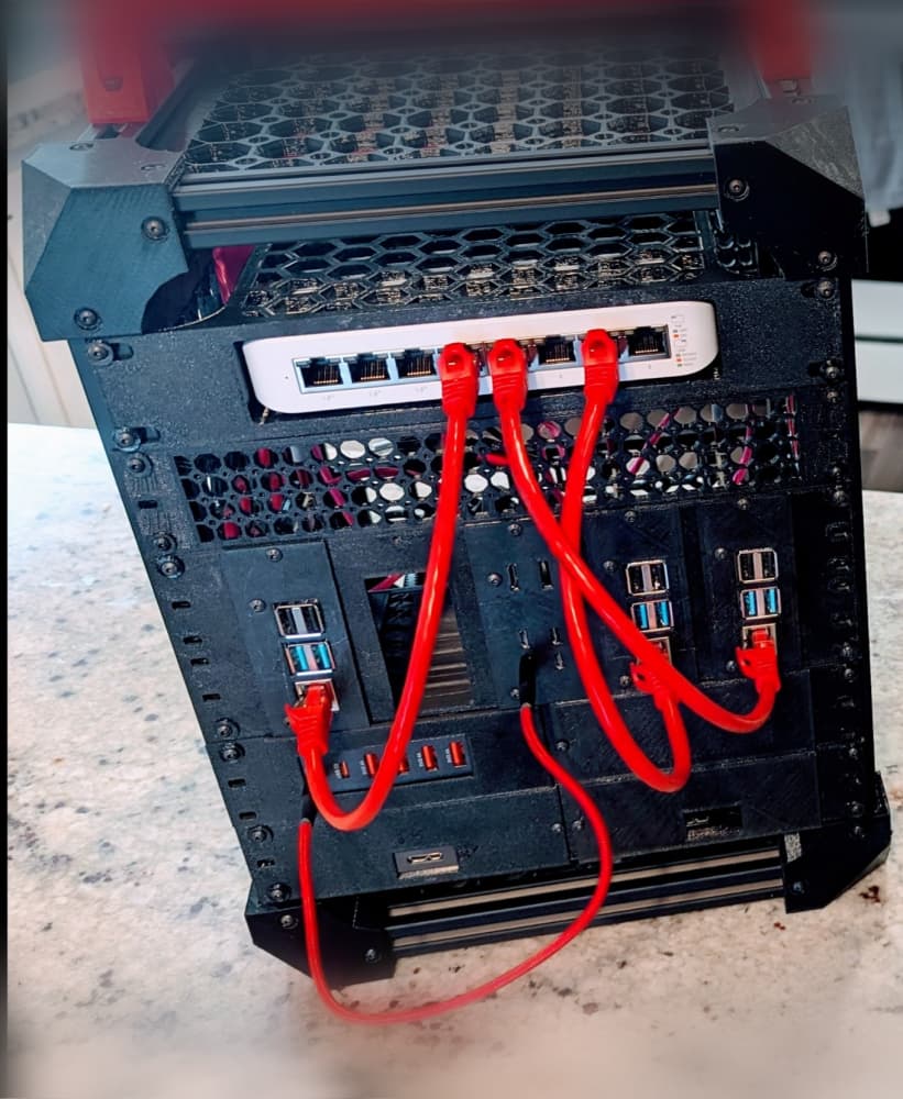 MackRack A Customizable 10-Inch Server Rack Solution 3d model