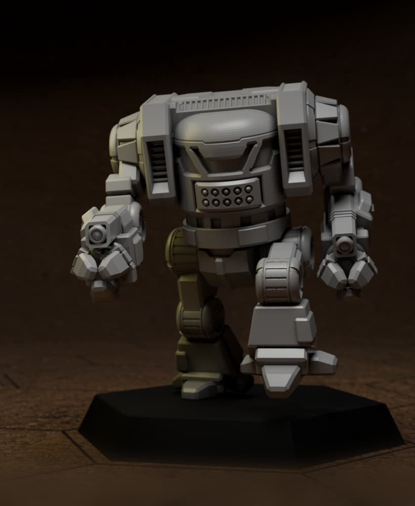 Duan Gung for American Mecha 3d model