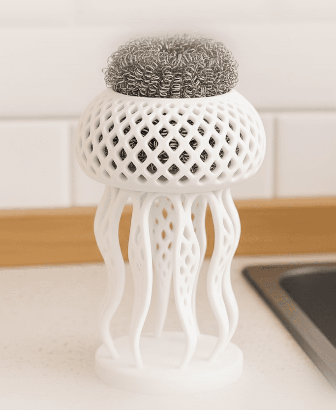 Jellyfish - Kitchen Decor 3d model