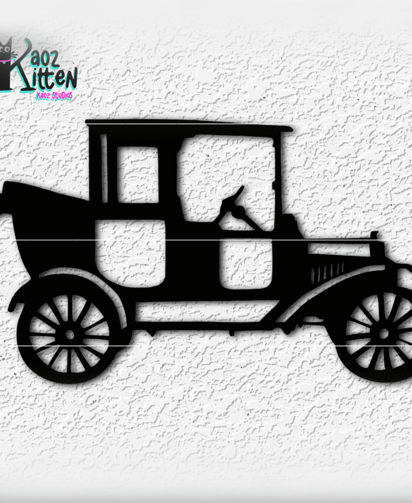 Ford Model T Concept Car wall art Old Antique automobile decor 3d model