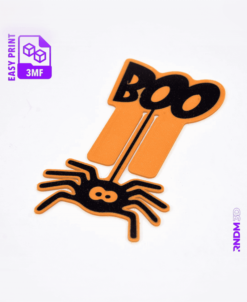 BOO.MARK - Halloween Fun Bookmark by RNDM3D 3d model