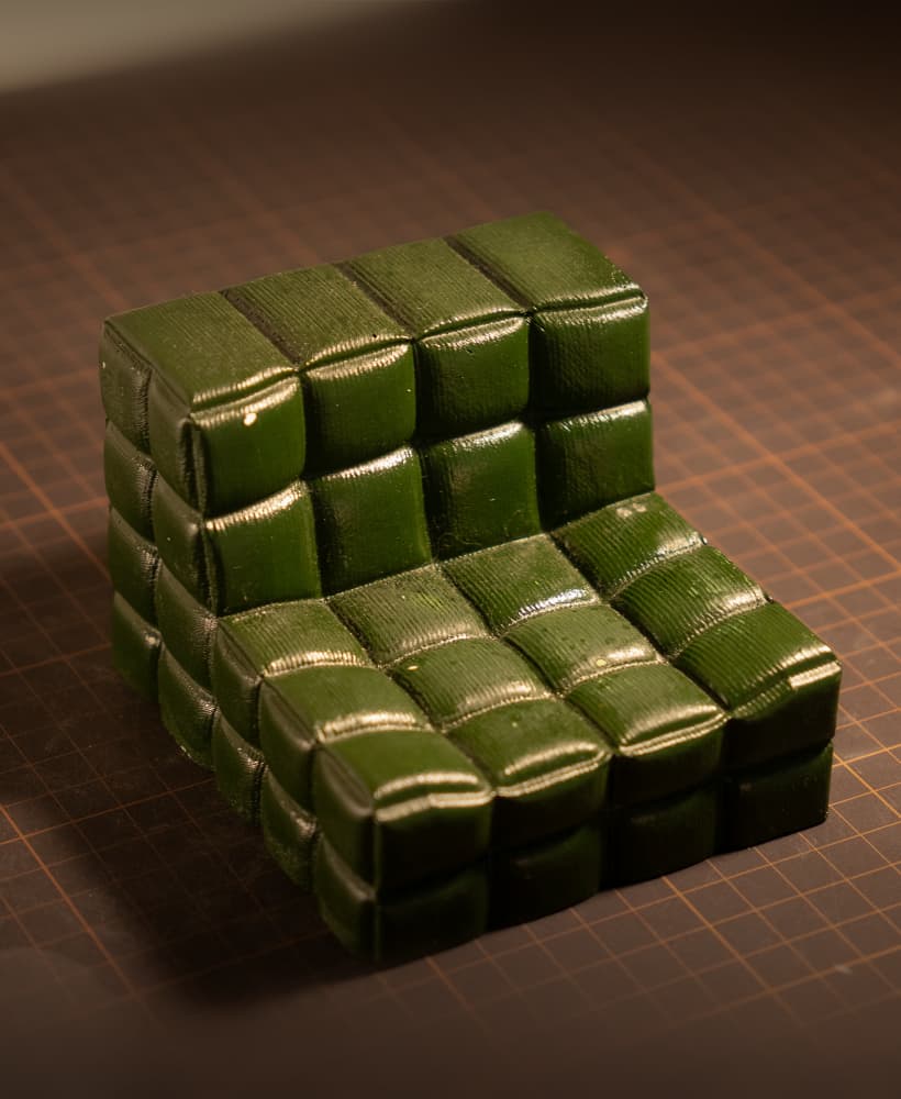Boxy Corduroy Couch 3d model