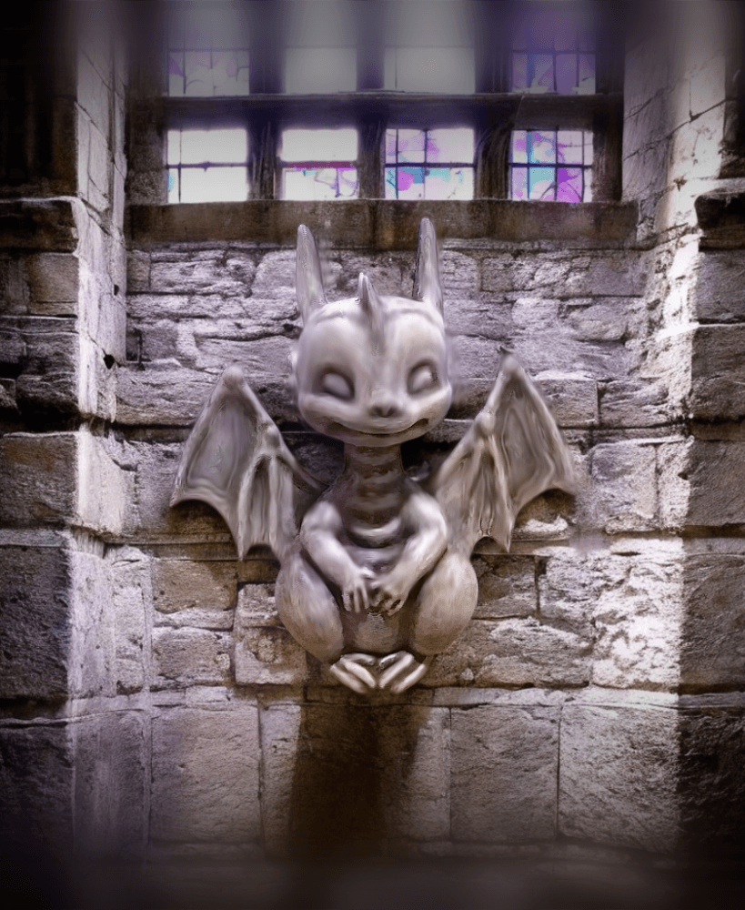 Baby Dragon Wall Mount 3d model