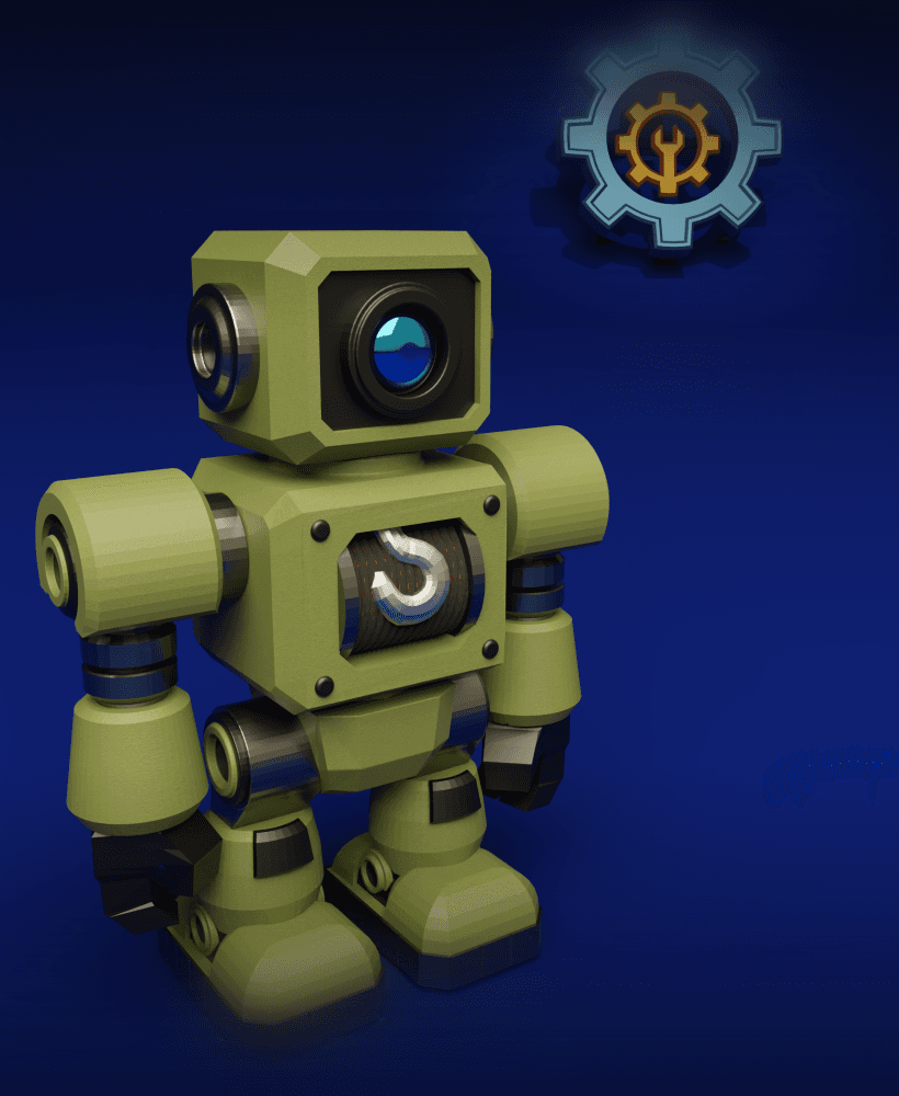 ModBot: Torque — Heavy Lifting Specialist | Modular, Magnet-Ready, Premium STL 3d model