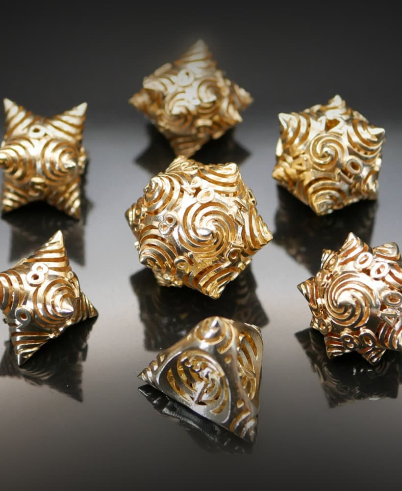 HypnoTech Dice Set with Decader Mini 3d model