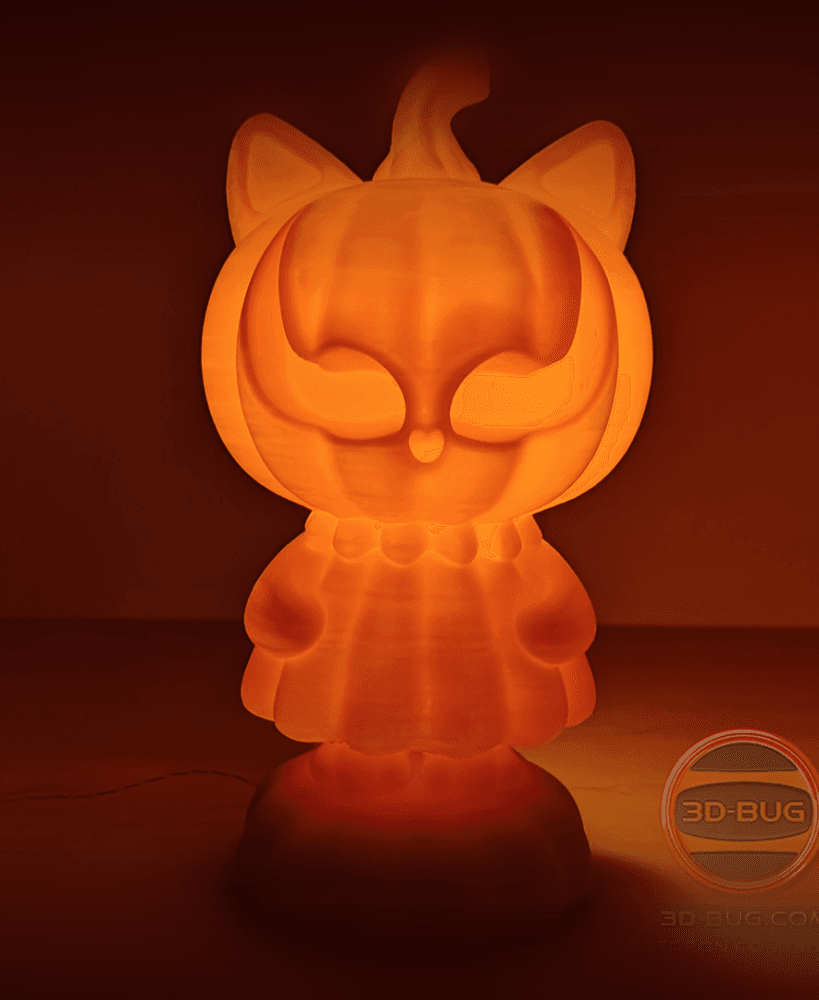 PumpKitty Night Light 3d model