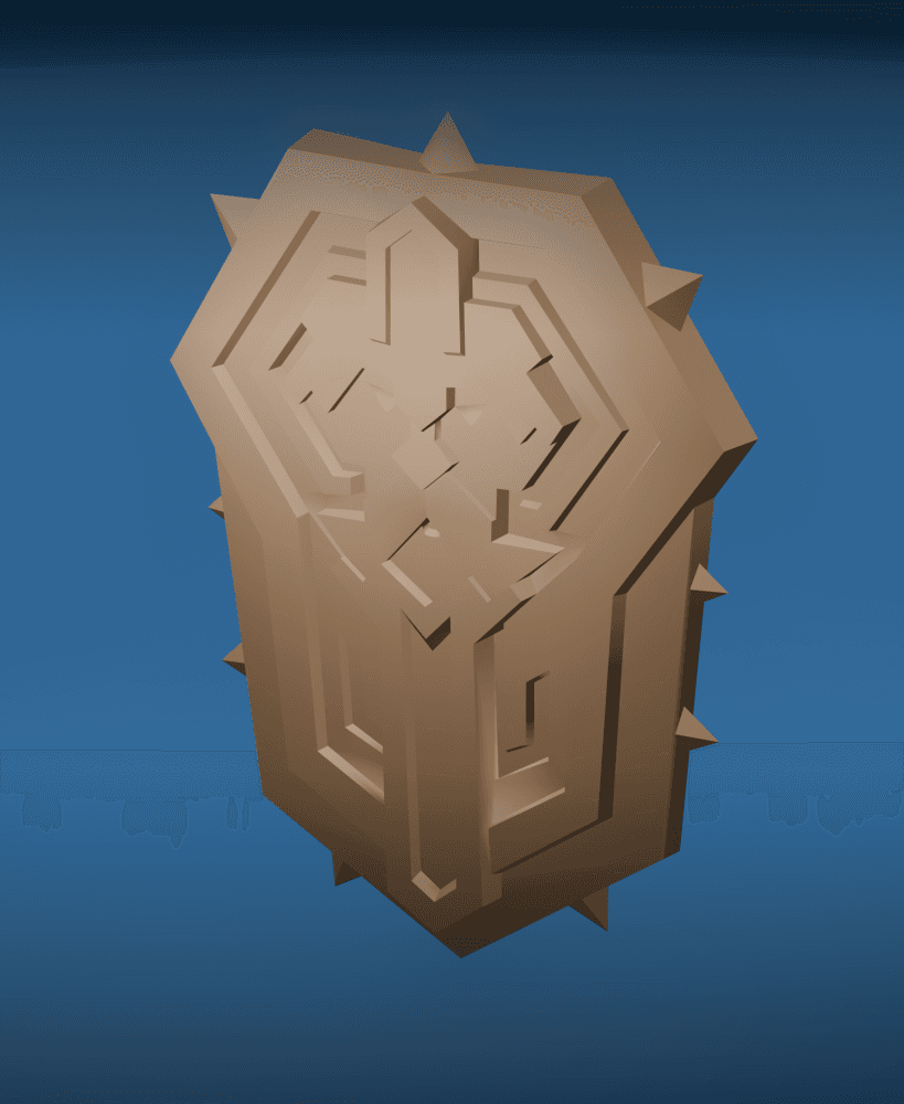 Dwarven Shield 3d model