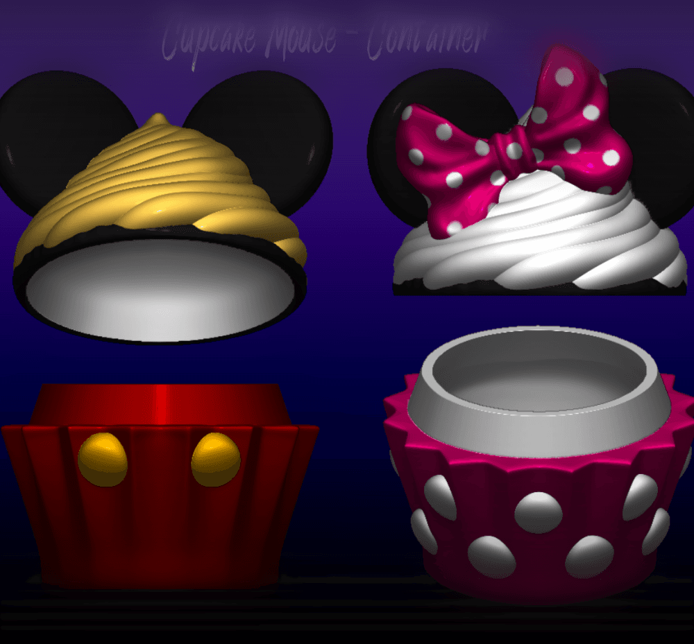 Cupcake Mouse - Extra Model 3d model
