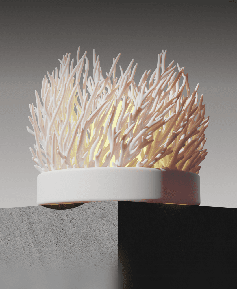 Organic Lamp 2 3d model