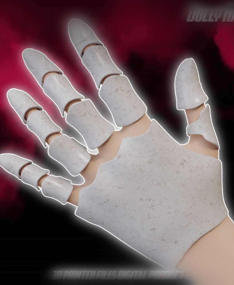 Dolly Cosplay Hand and Fingers 3d model
