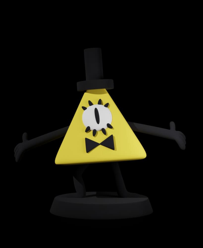 Bill Cipher - Gravity Falls 3d model