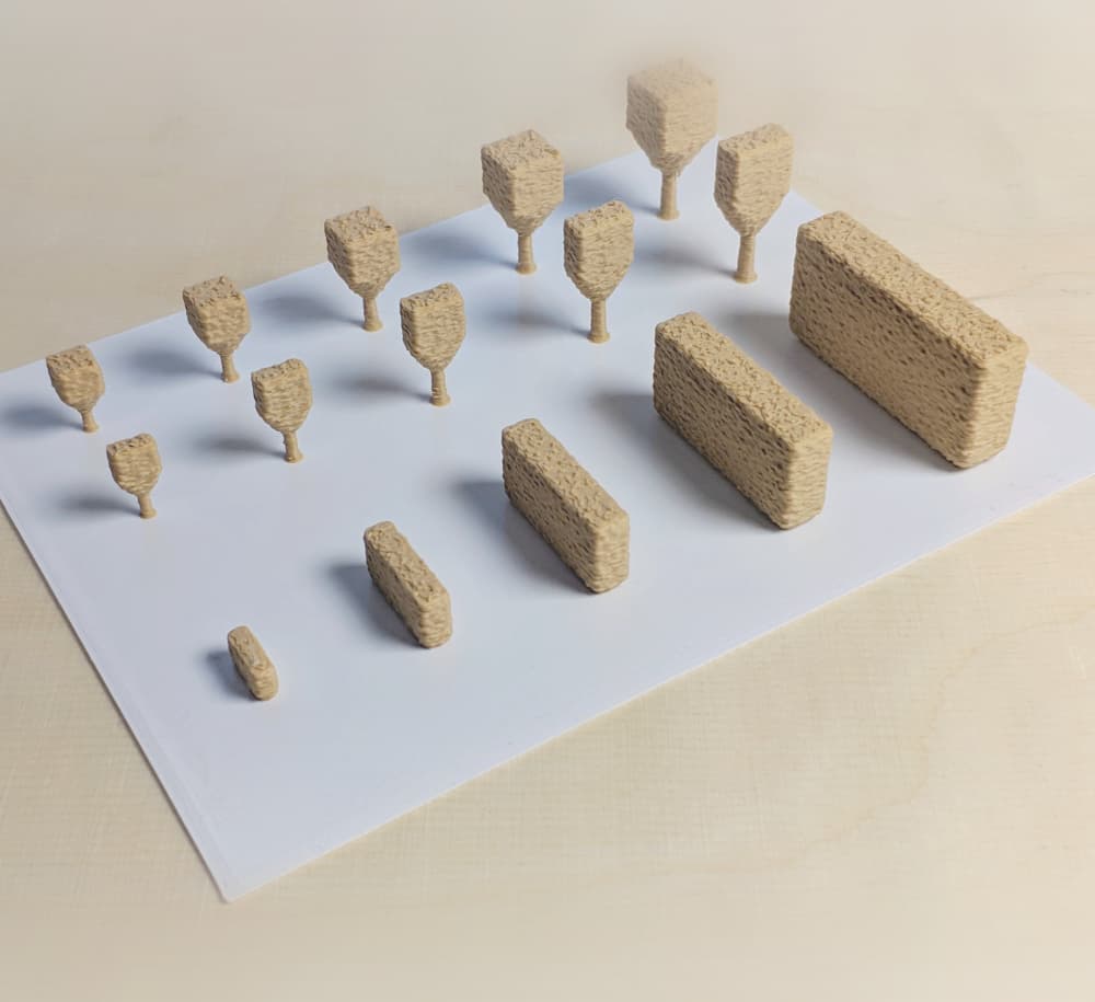 Architectural Trees Basic Pack #3 - Rectangular shape 3d model