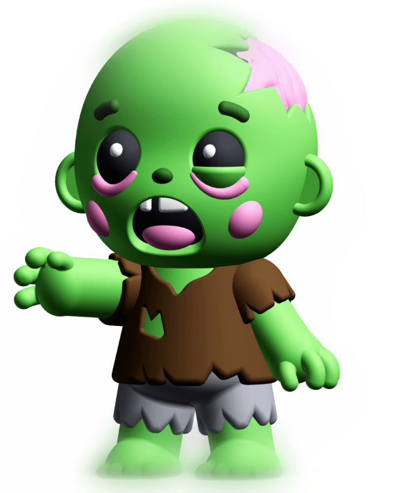 Cute Cryptid Littlest Zombie 3D Printable Figure – Undead Monster STL 3d model