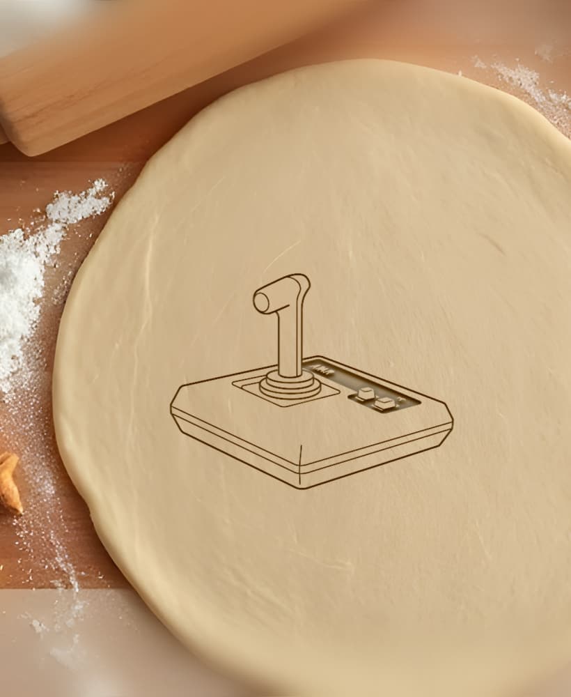 Atari Control Cookie Cutter, Biscuit Cutter 3d model