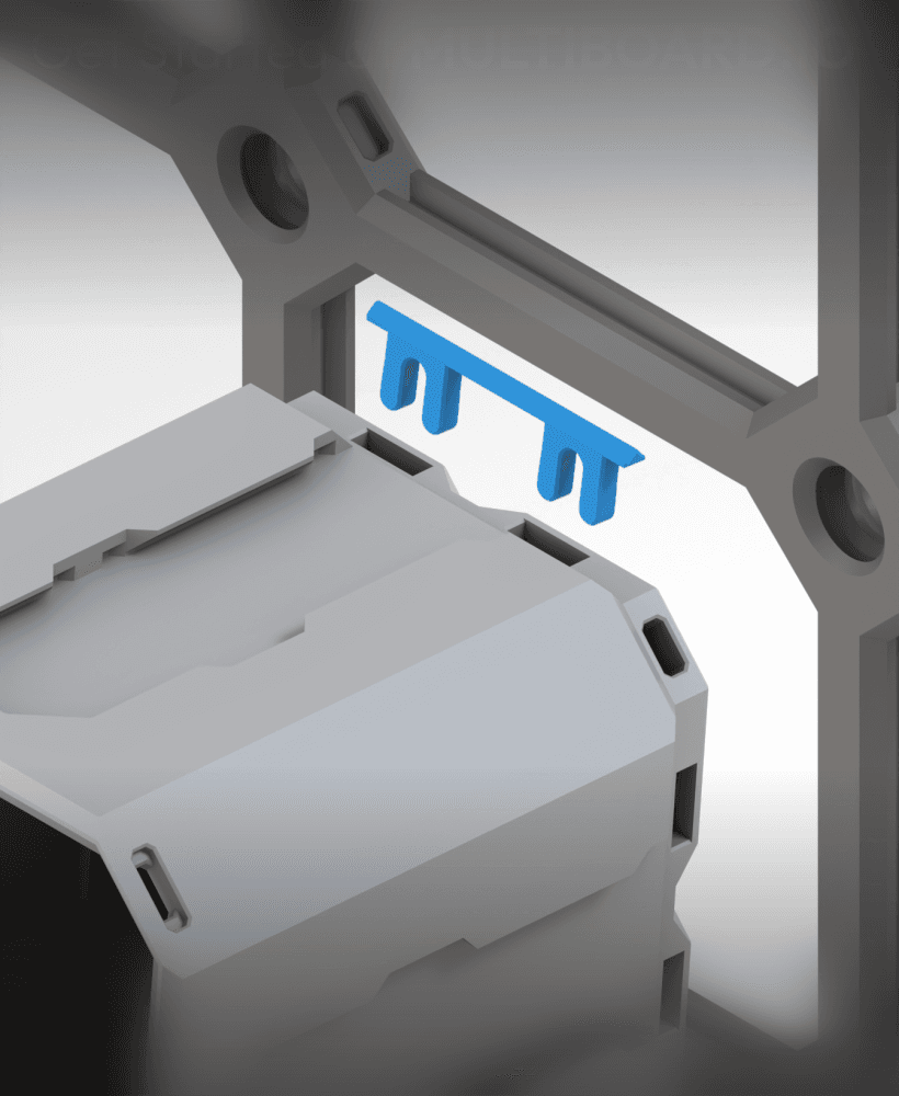 Shell-to-Plate Bar Clip 3d model